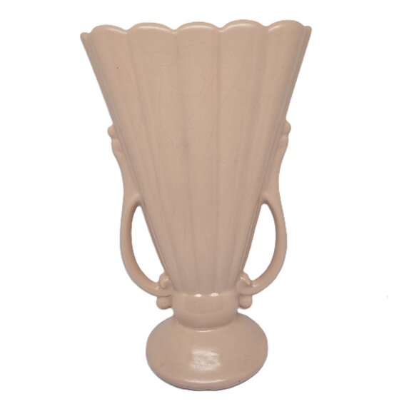 Vintage Rumrill Art Deco Fan Vase, J17 USA, 1933-1938 - Picture 1 of 10
